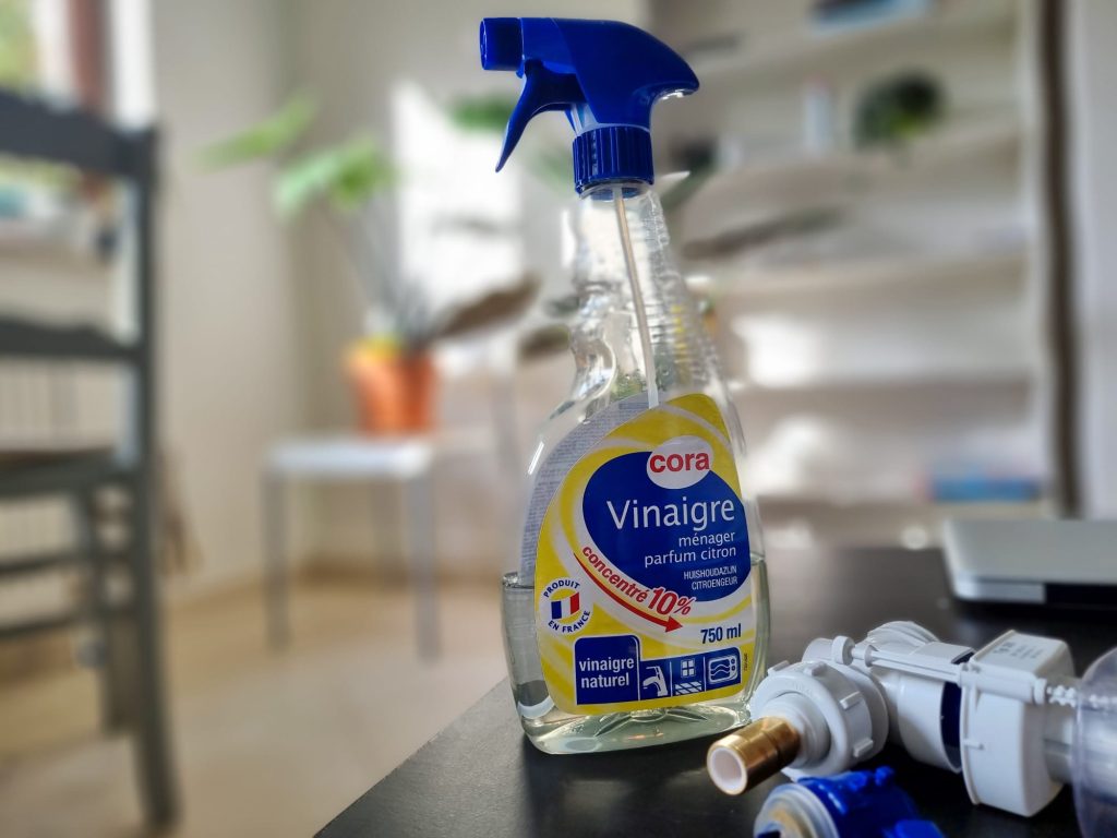 to remove calcium use vinegar