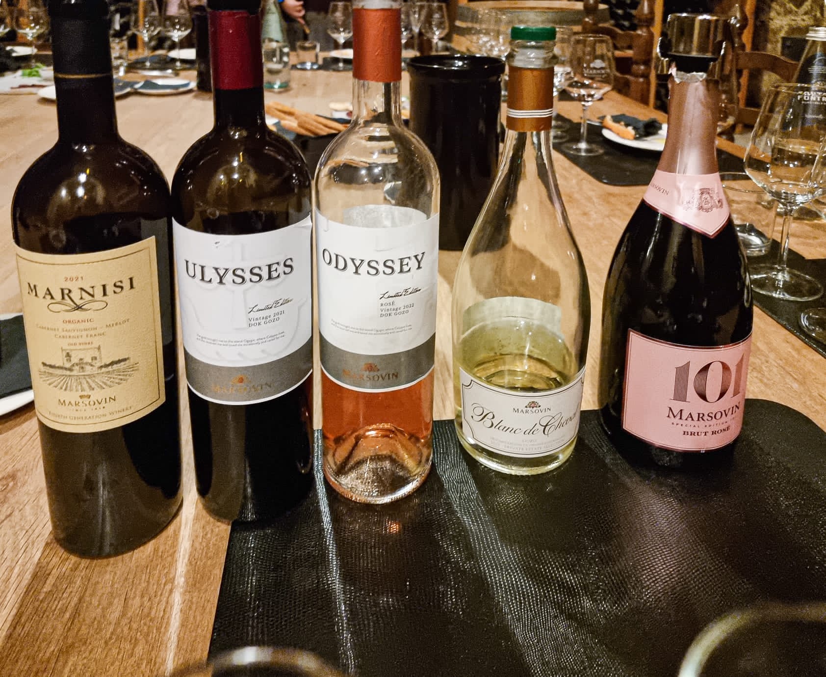 Marsovin tasting