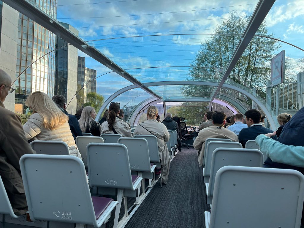 a boat trip in Strasbourg