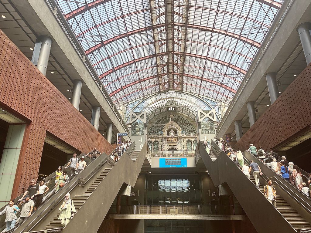 Train station of Antwerp