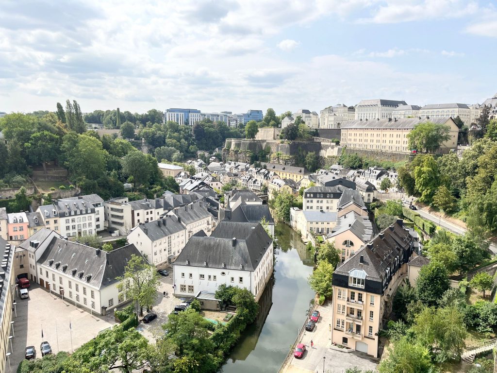 Luxembourg from above
