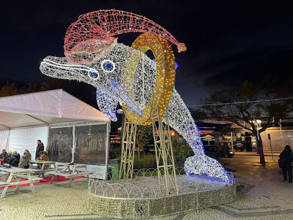Christmas decorations in Faro