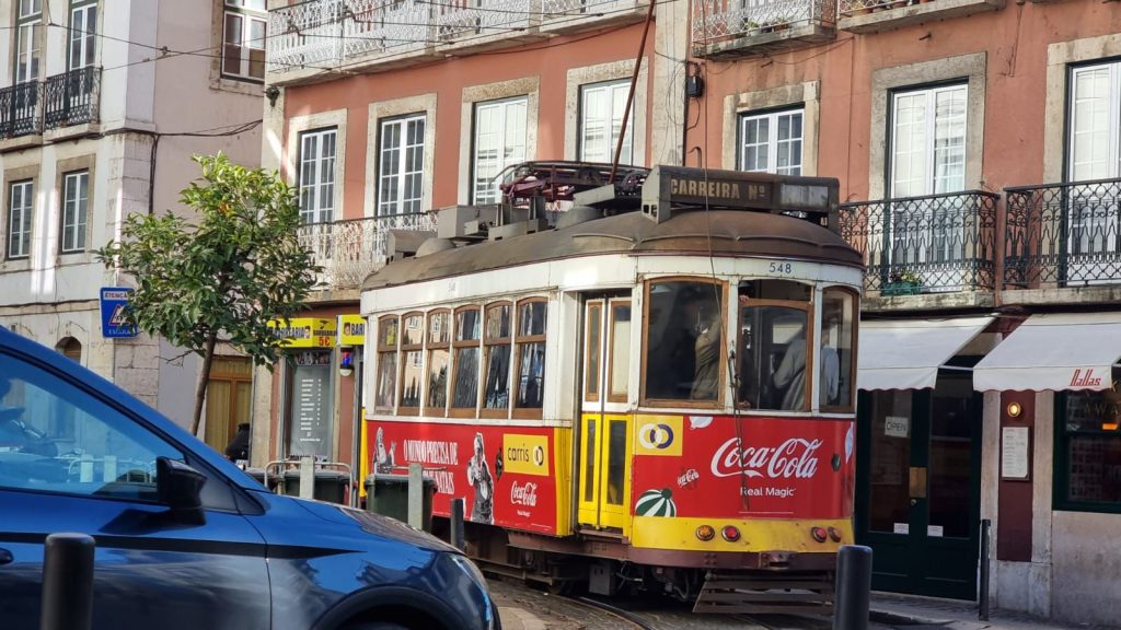 A tram of Lisbon