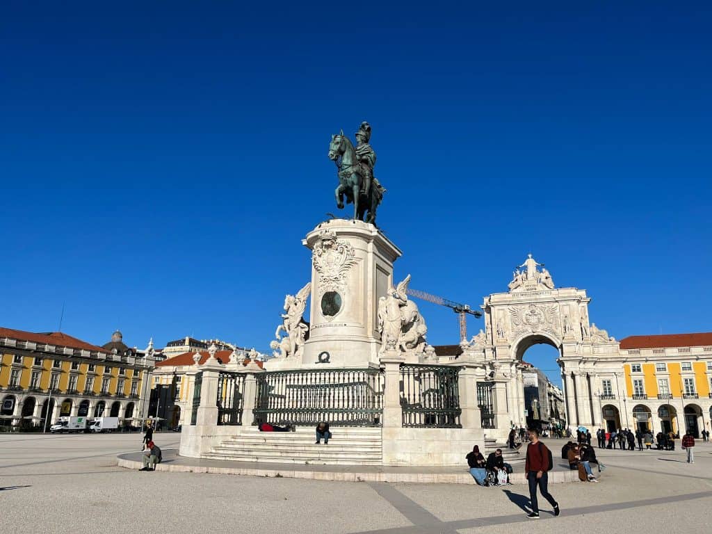 First monument in Lisbon