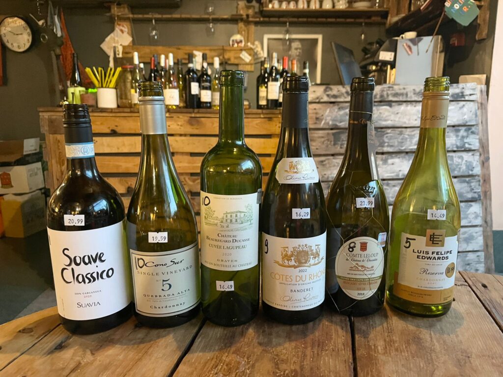 White wine tasting in Jelgava