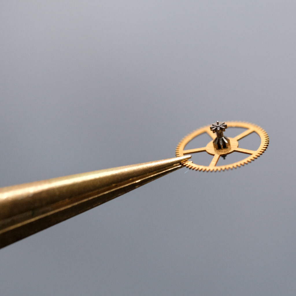A gear up close