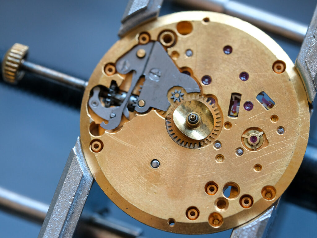 The dial side