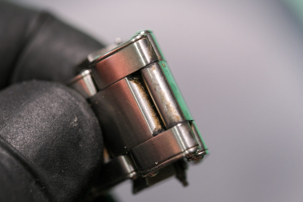 Dirty watch bracelet