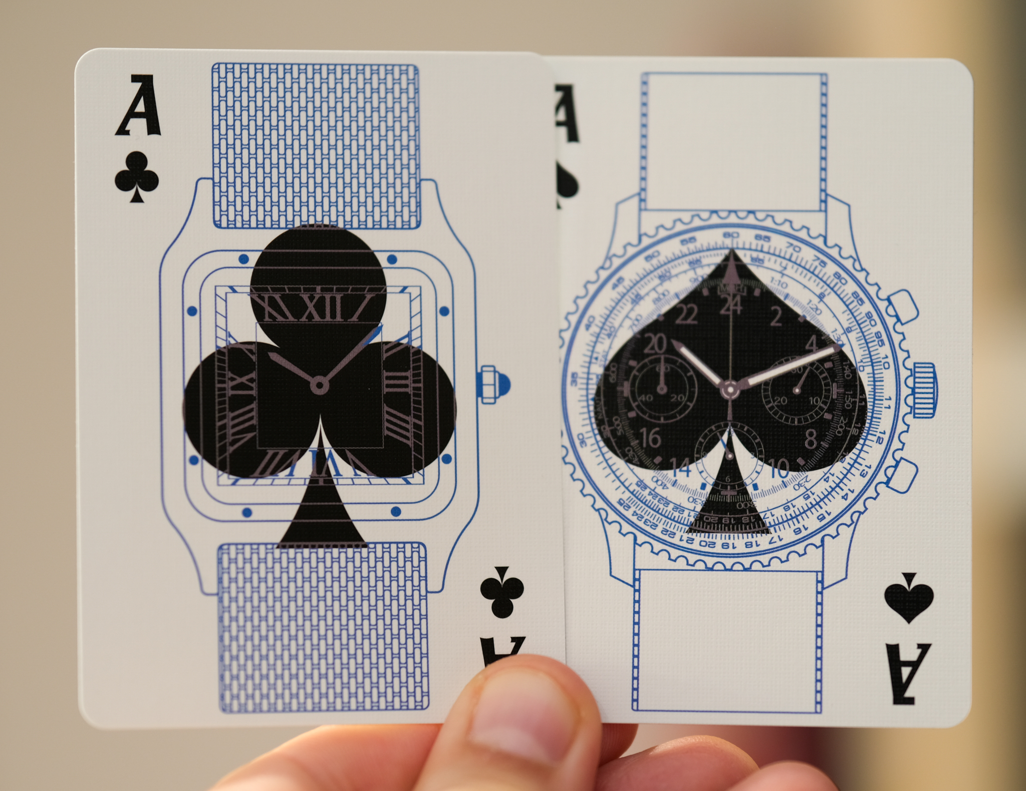 Vintage Watches - Playing Cards