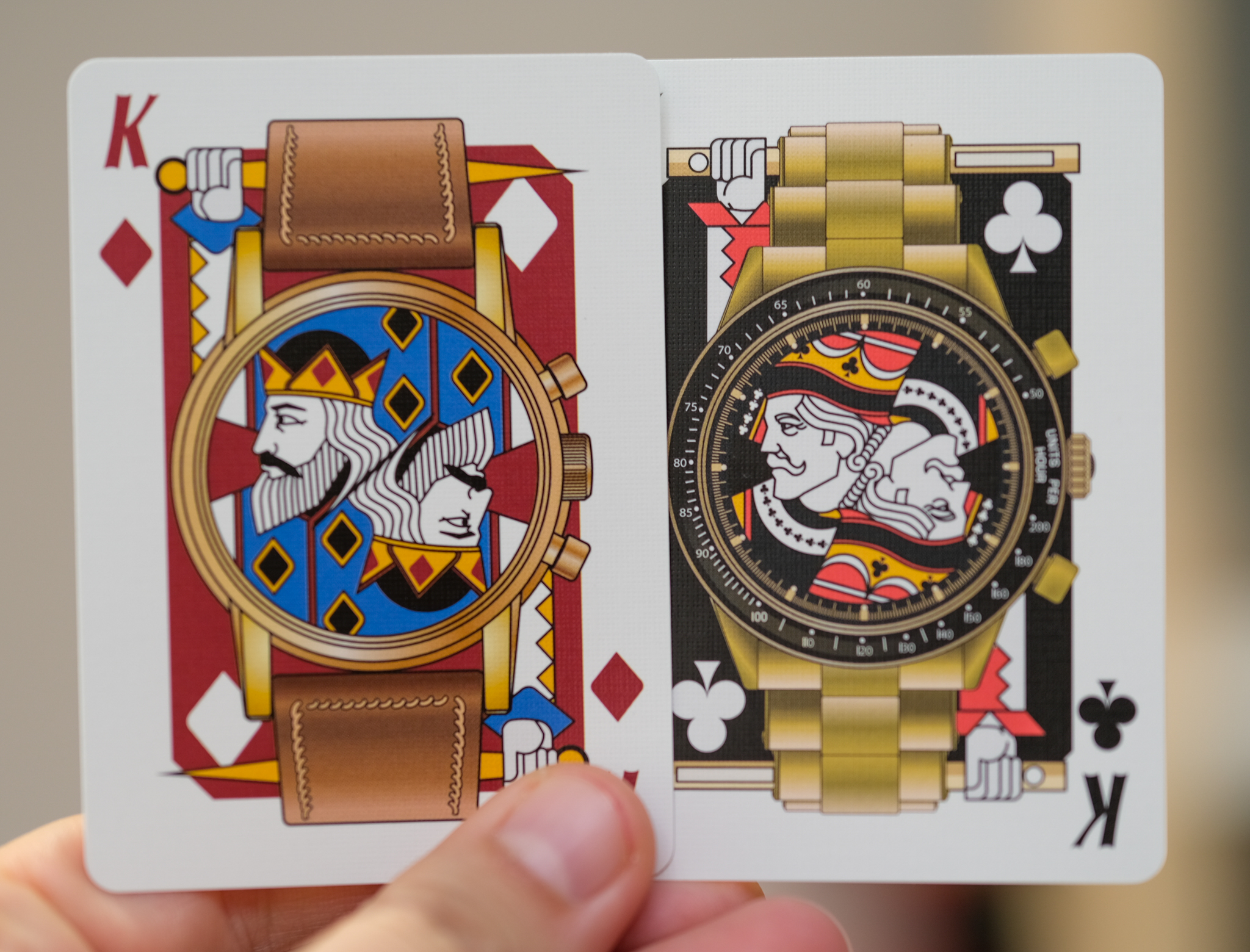 Vintage Watches - Playing Cards
