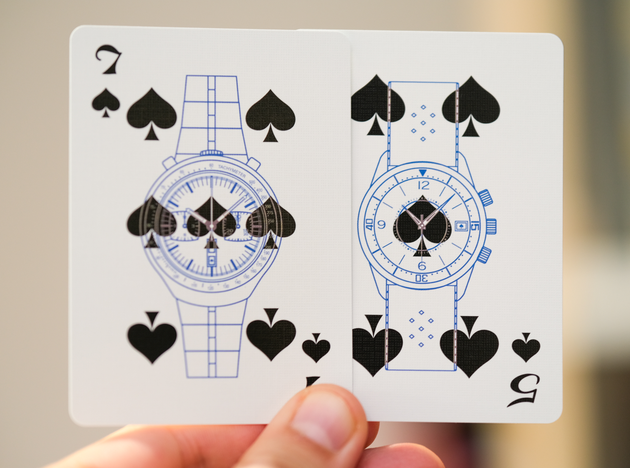 Vintage Watches - Playing Cards