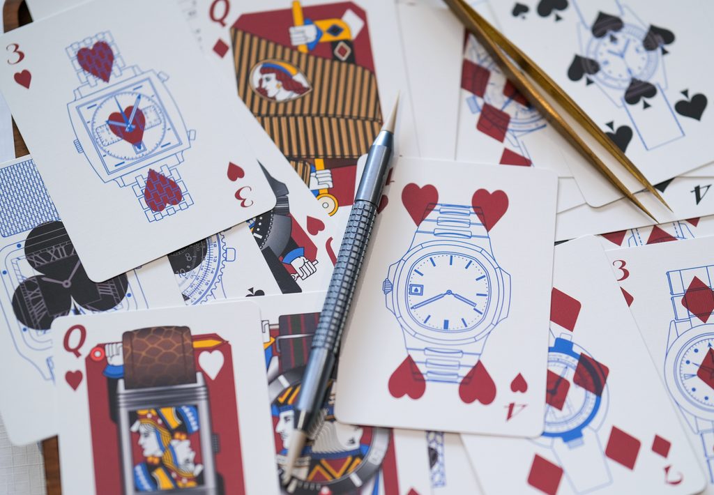 Vintage Watches - Playing Cards